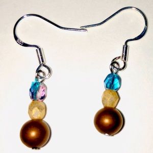 Bold handmade earrings